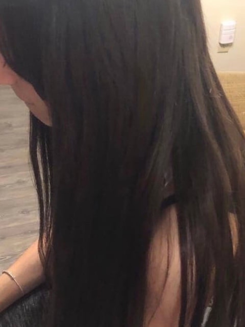 New Bellami 22 inch infinity hair extension weft 85g- jet black new
